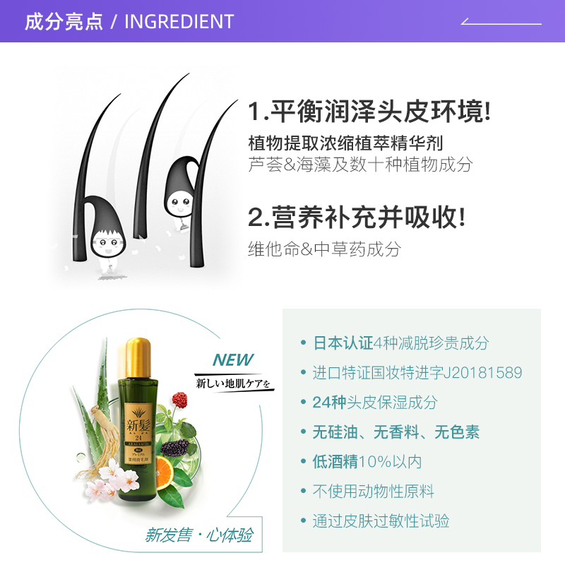 重塑頭皮生機，毛囊激活之旅——日本新琺24防脫育發液深度解析